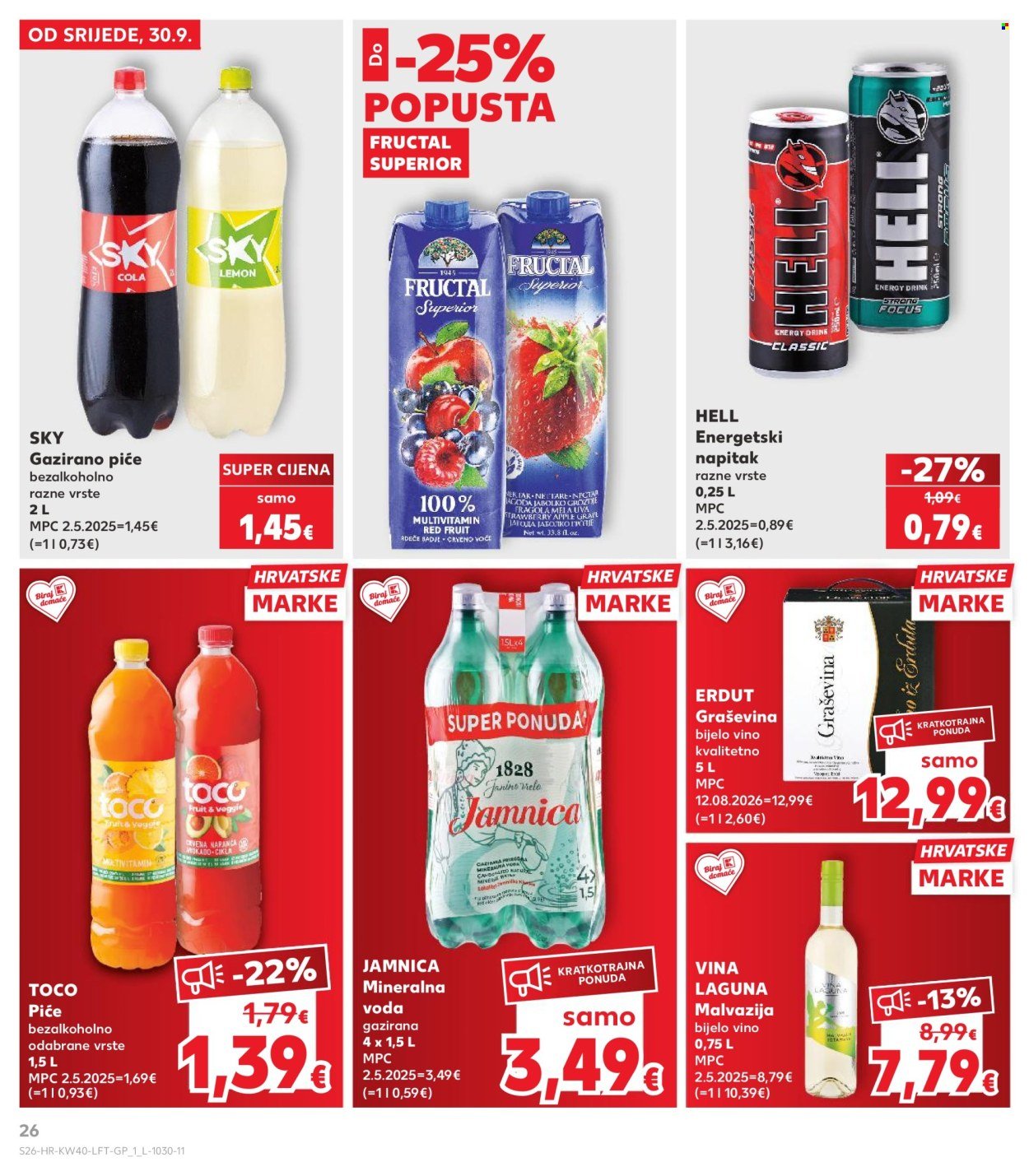 KAUFLAND katalog - Od srijede 30.09.2026.