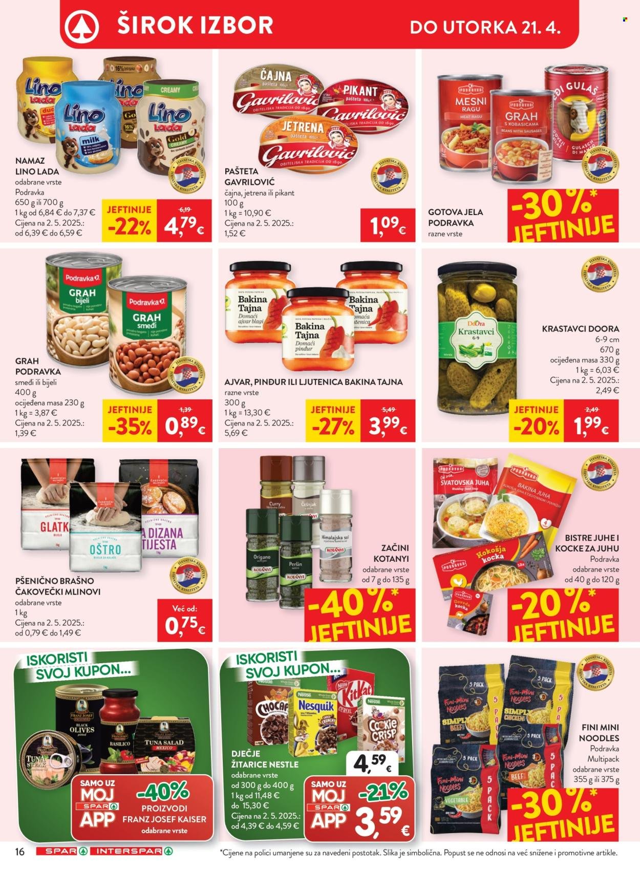 SPAR katalog - Od srijede 15.04.2026.