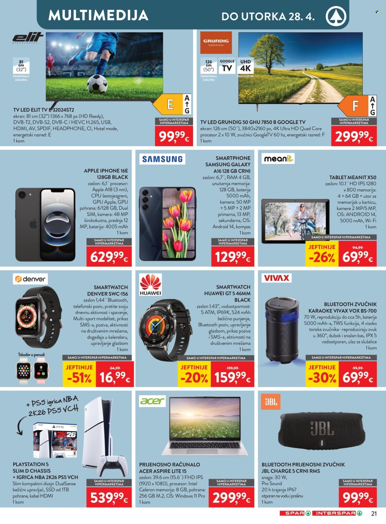 SPAR katalog - Od srijede 15.04.2026.