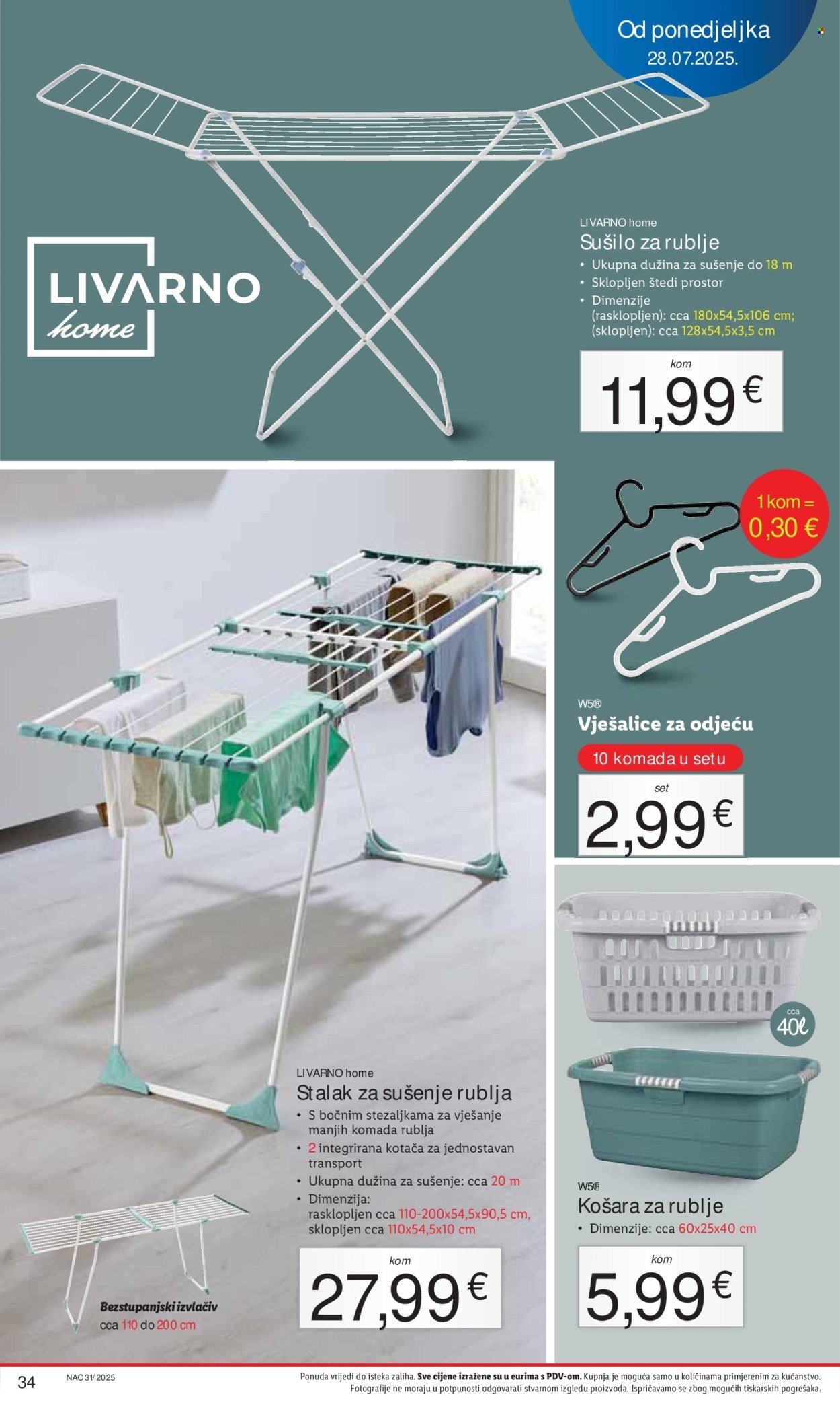 LIDL katalog - Od ponedeljka 28.07.2025.