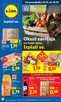 LIDL katalog - Od ponedeljka 20.10.2025.