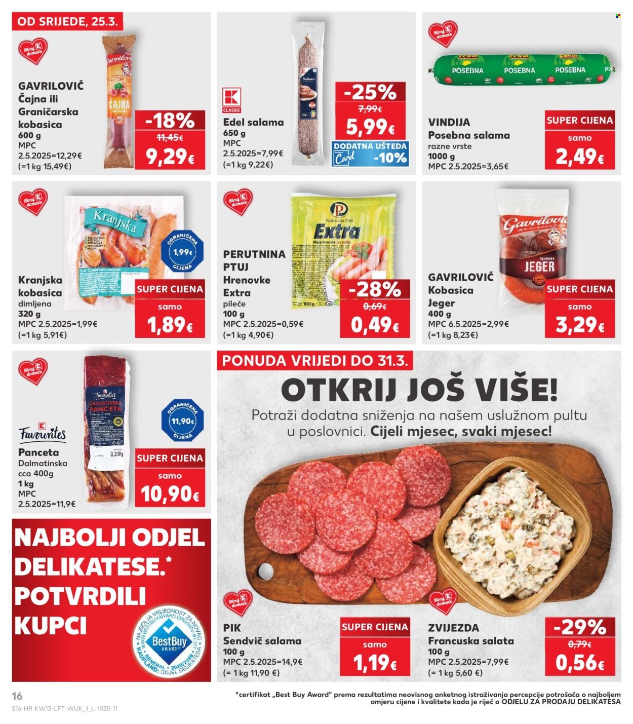 KAUFLAND katalog - Od srijede 25.03.2026.