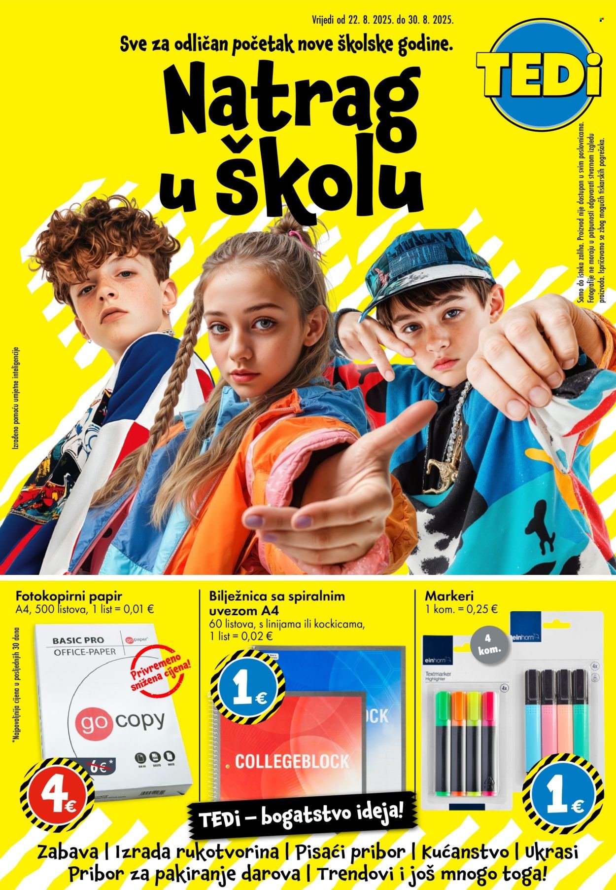 TEDI katalog - Od petka 22.08.2025.
