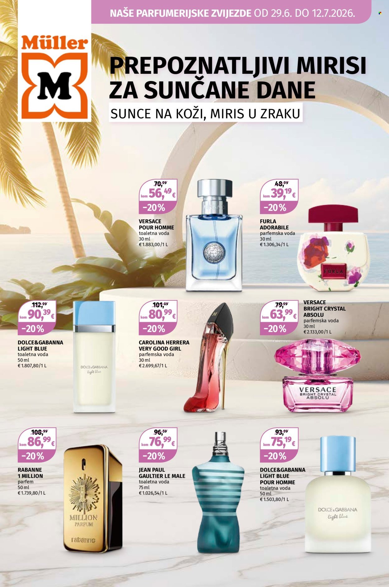 MÜLLER katalog - PREPOZNATLJIVI MIRISI ZA SUNČANE DANE