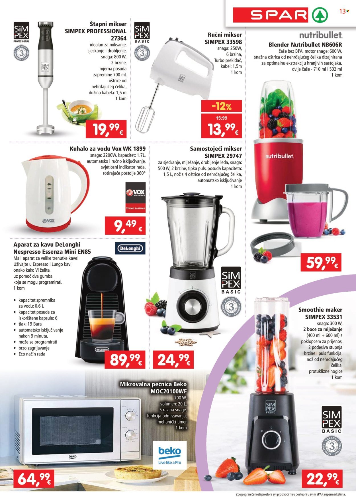 SPAR katalog - Od srijede 22.10.2025.