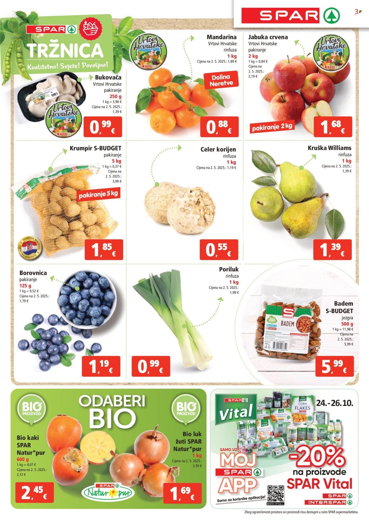 SPAR katalog - Od srijede 22.10.2025.