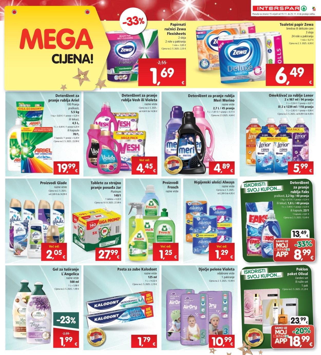 INTERSPAR katalog - Od srijede 19.11.2025.