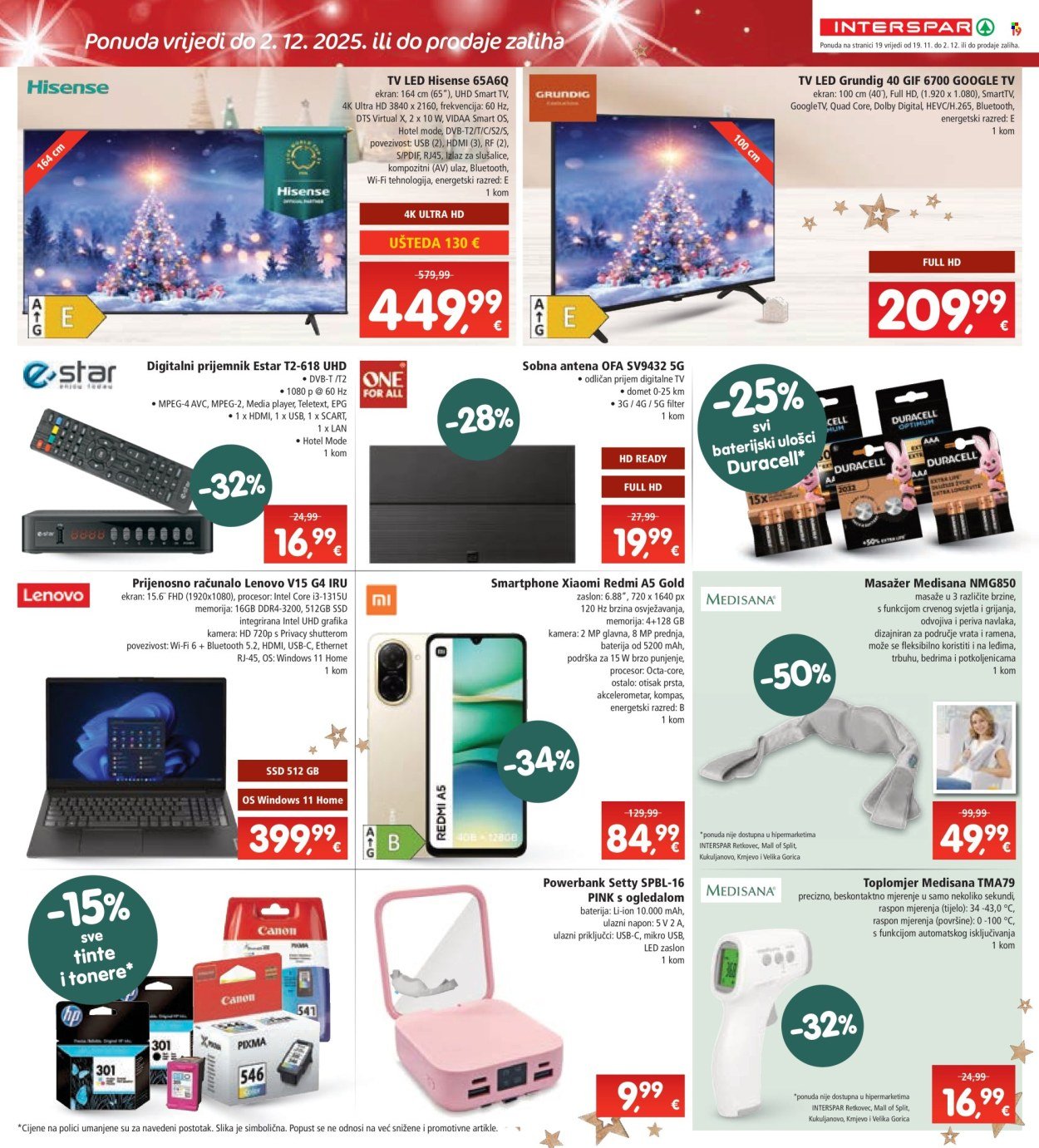 INTERSPAR katalog - Od srijede 19.11.2025.