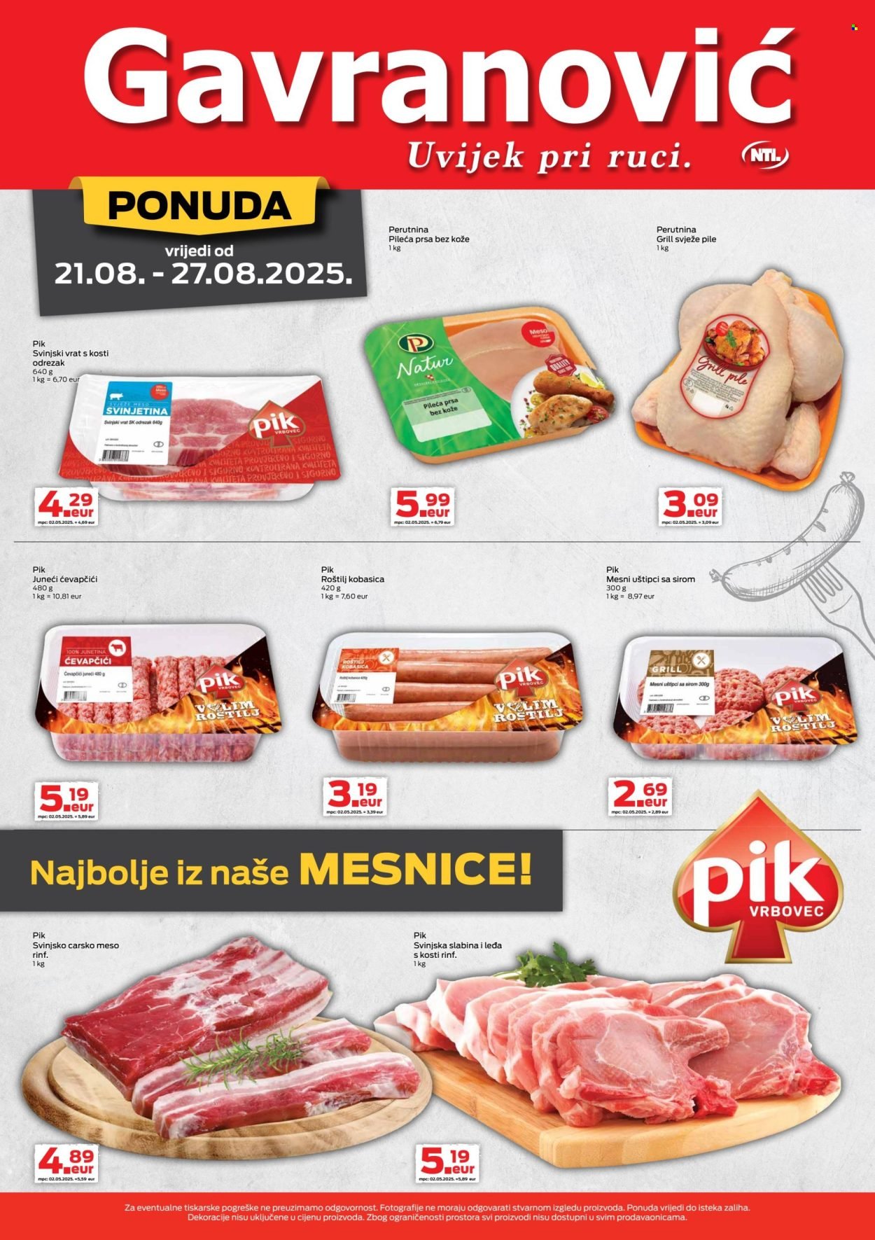 GAVRANOVIĆ katalog - Od četvrtka 21.08.2025.