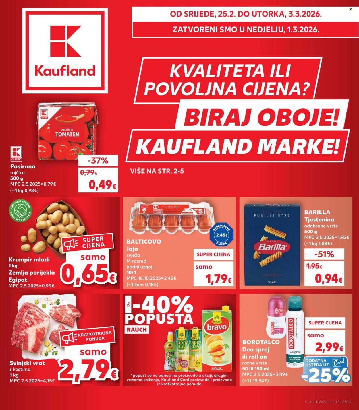 KAUFLAND katalog - Od srijede 25.02.2026.