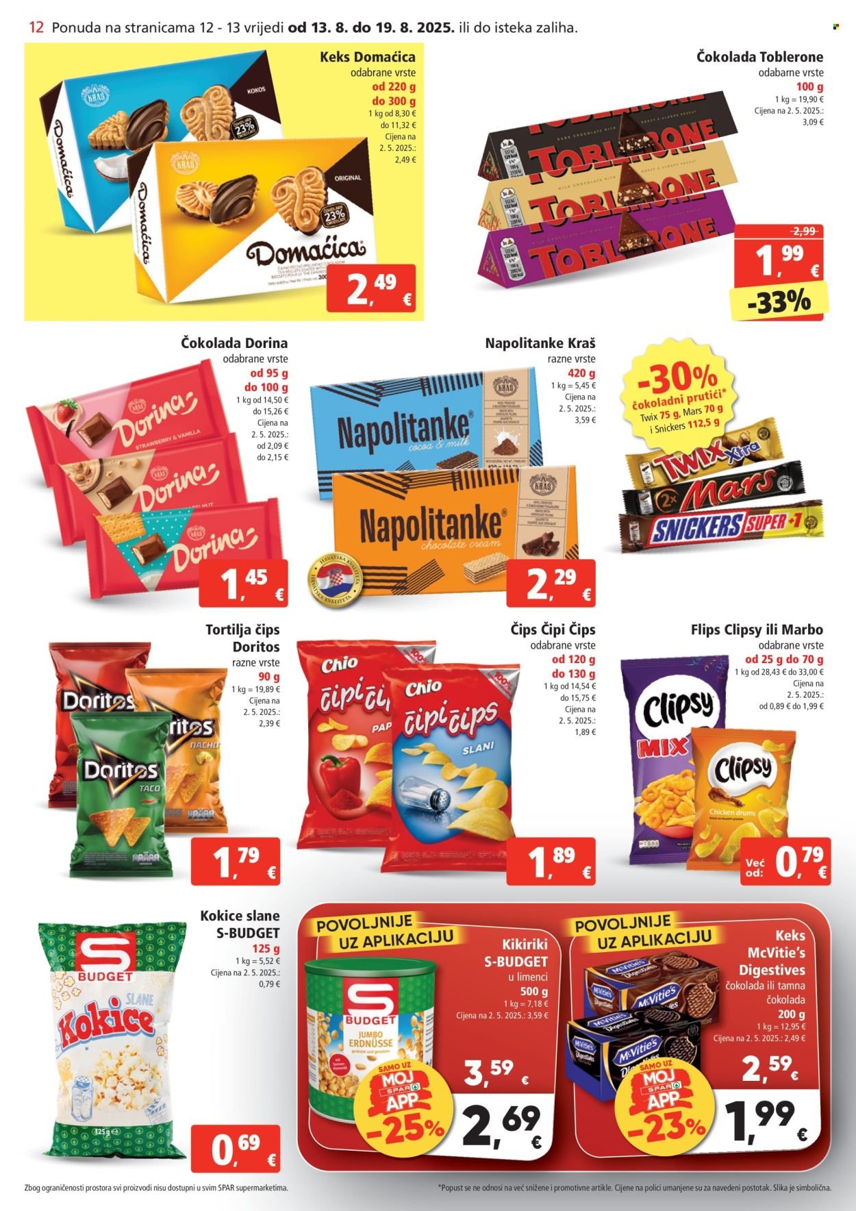 SPAR katalog - Od srijede 13.08.2025.
