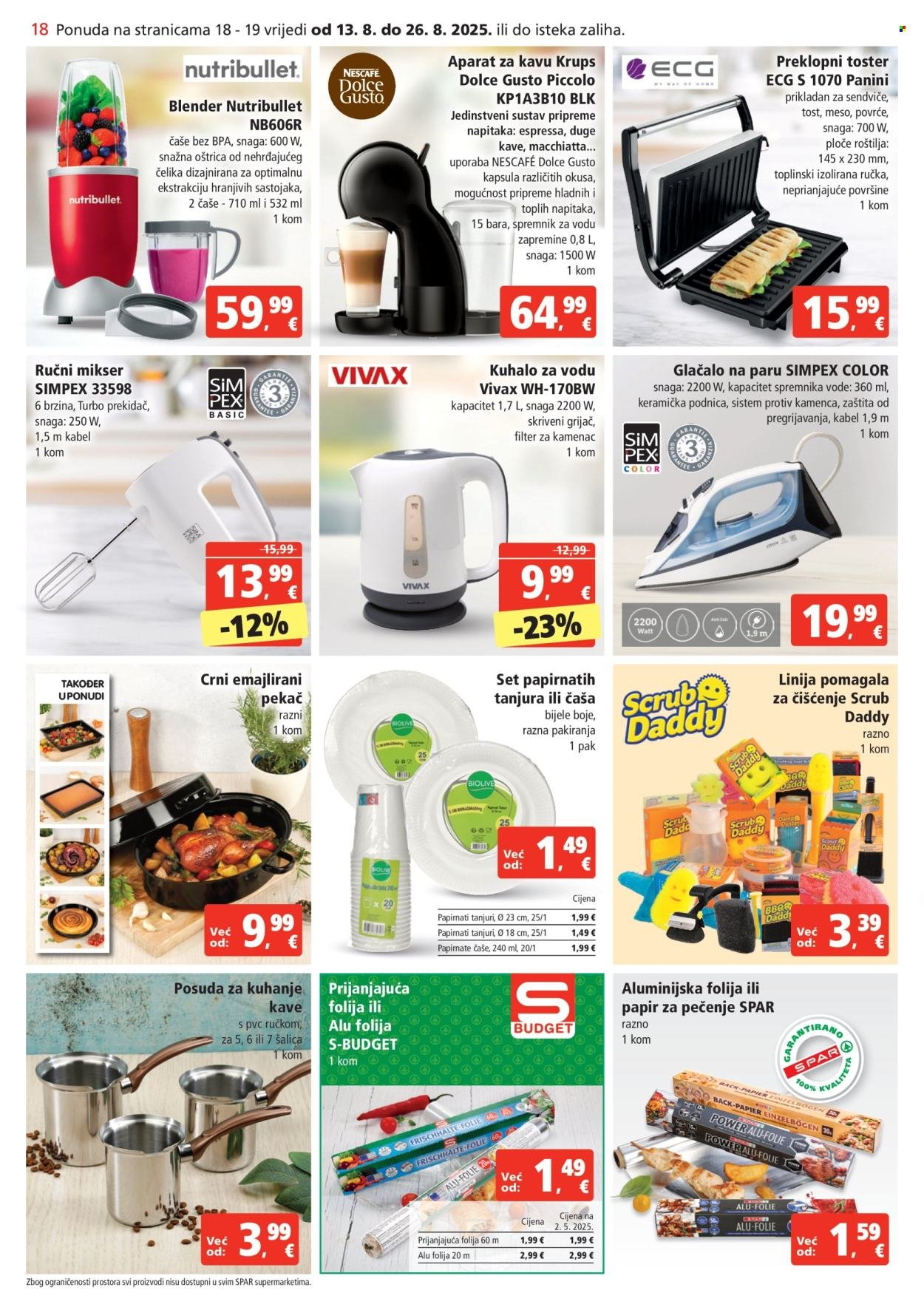 SPAR katalog - Od srijede 13.08.2025.