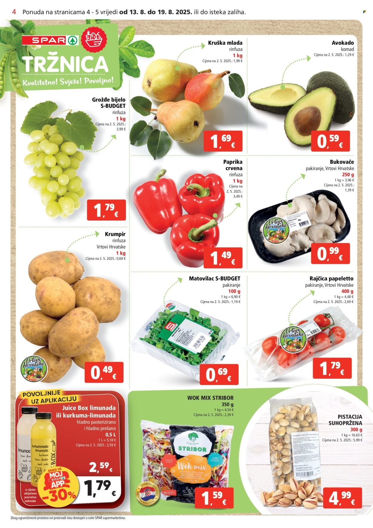 SPAR katalog - Od srijede 13.08.2025.