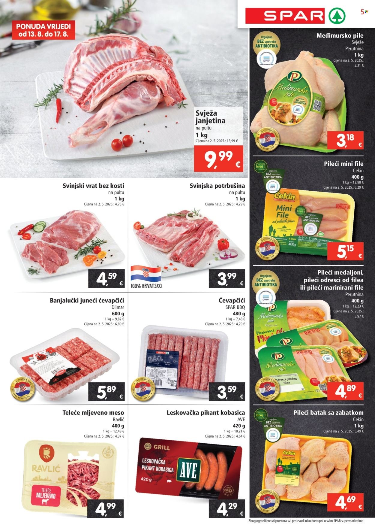 SPAR katalog - Od srijede 13.08.2025.