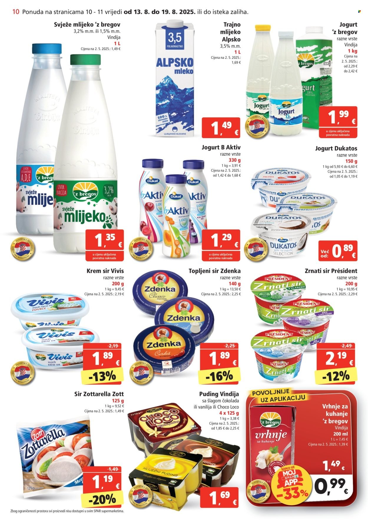 SPAR katalog - Od srijede 13.08.2025.