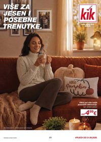 KIK katalog - VIŠE ZA JESEN I POSEBNE TRENUTKE.