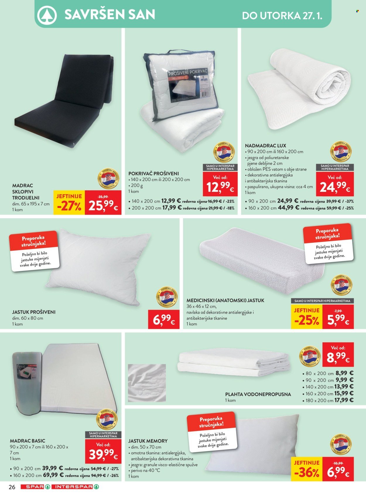 SPAR katalog - Od srijede 14.01.2026.