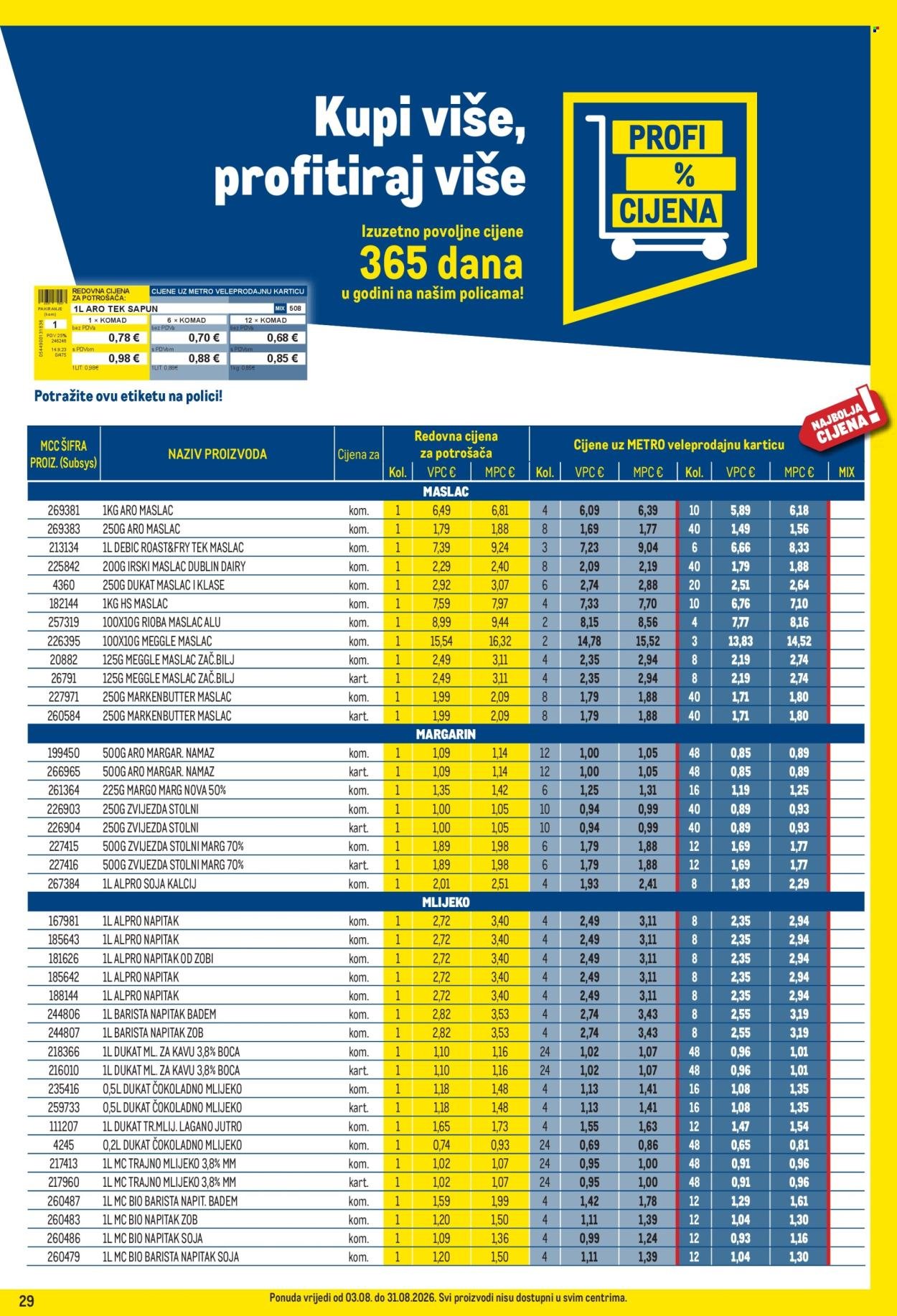 METRO katalog - Profi cijena