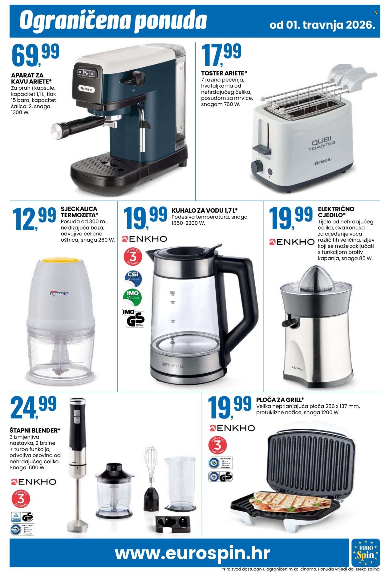 EUROSPIN katalog - Od srijede 01.04.2026.