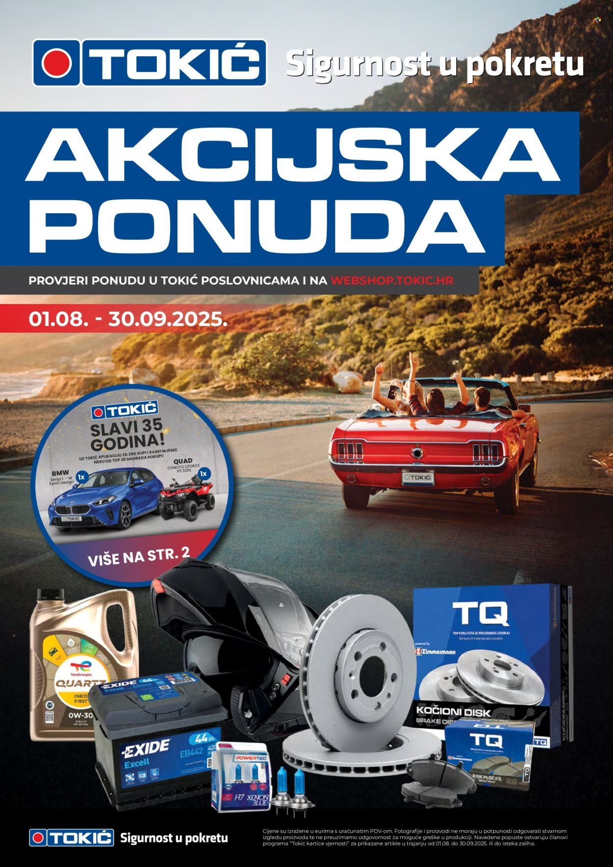 TOKIĆ katalog - Akcijski letak – kolovoz/rujan 2025!