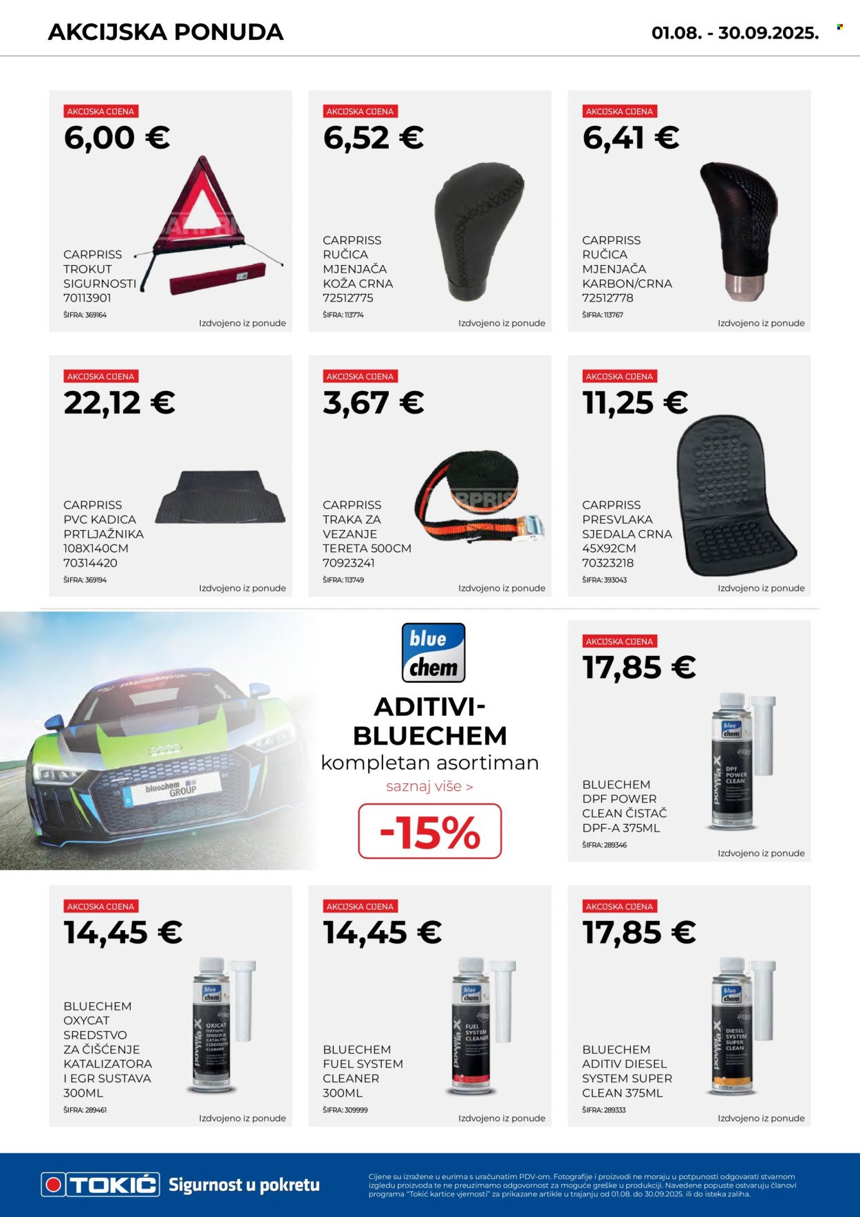 TOKIĆ katalog - Akcijski letak – kolovoz/rujan 2025!