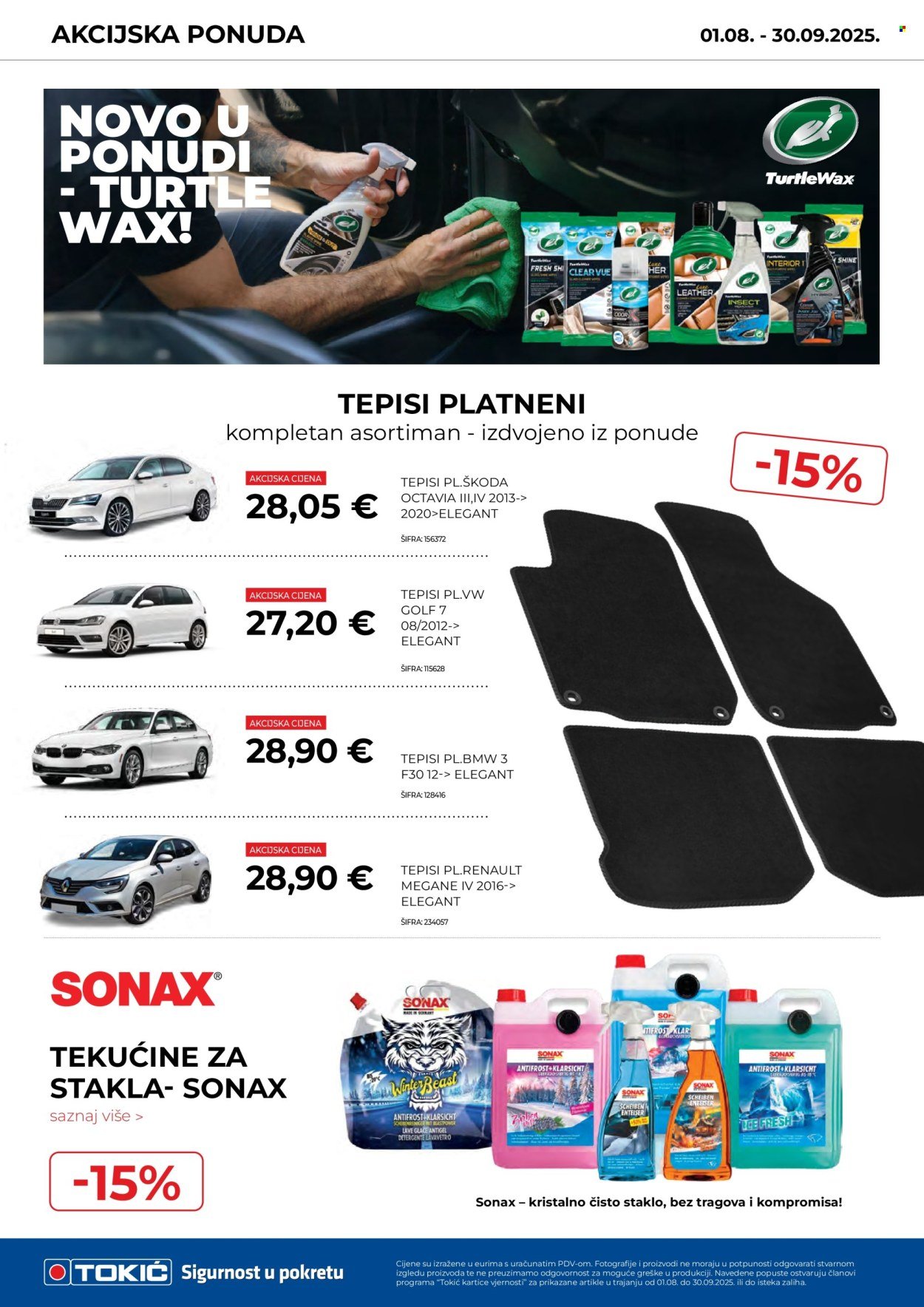 TOKIĆ katalog - Akcijski letak – kolovoz/rujan 2025!
