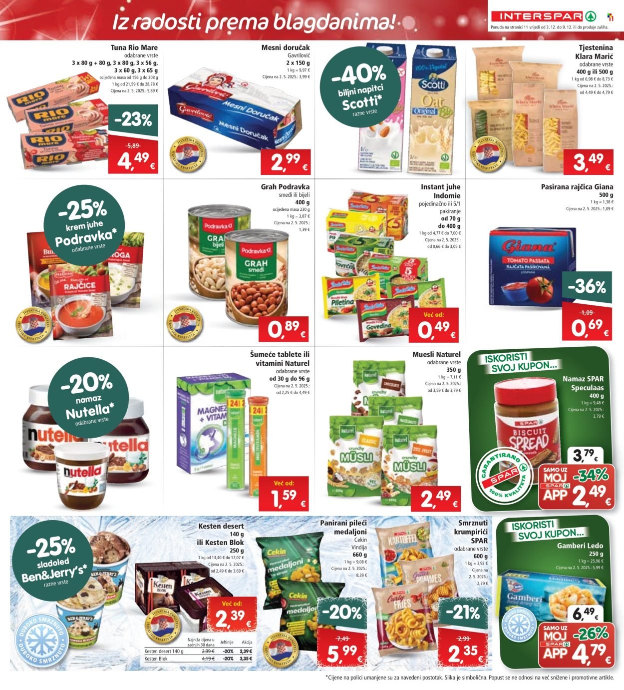 INTERSPAR katalog - Od srijede 03.12.2025.