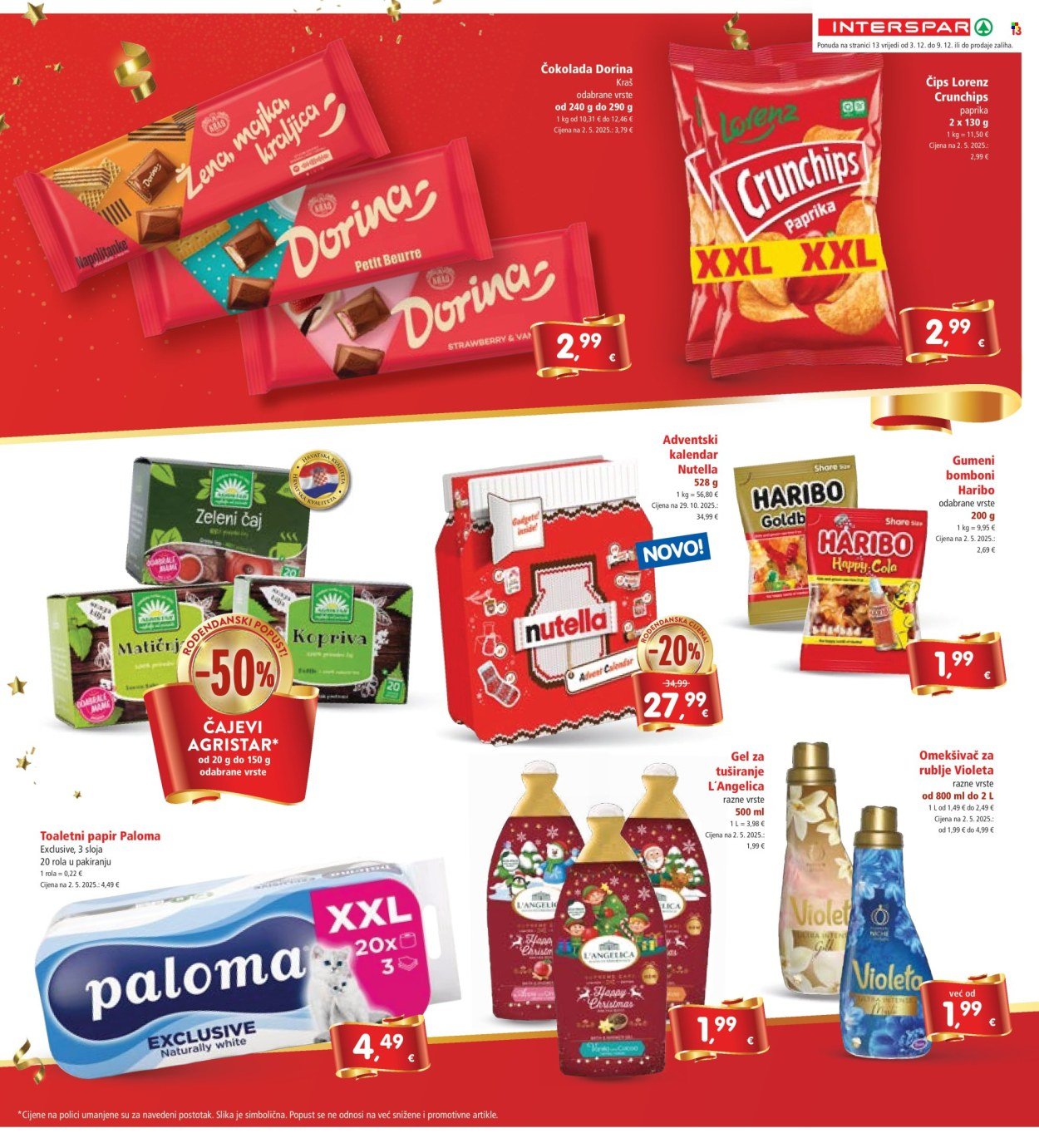 INTERSPAR katalog - Od srijede 03.12.2025.
