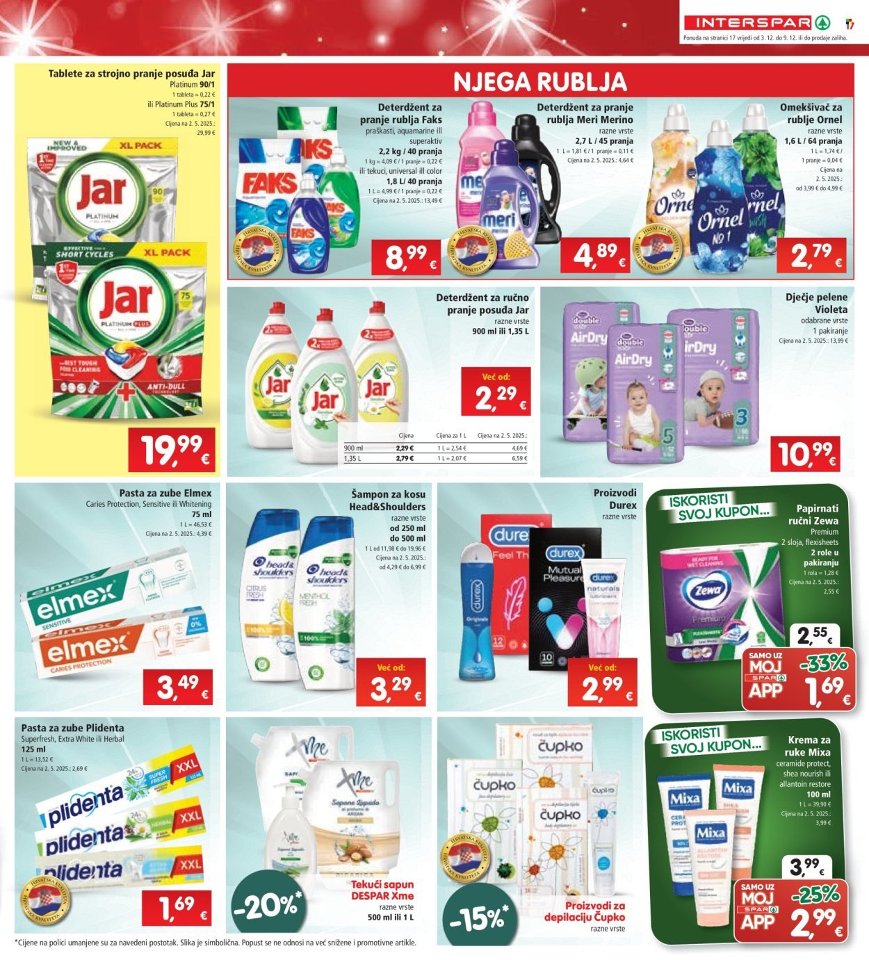 INTERSPAR katalog - Od srijede 03.12.2025.