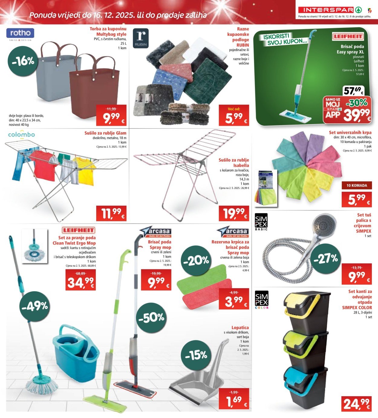 INTERSPAR katalog - Od srijede 03.12.2025.