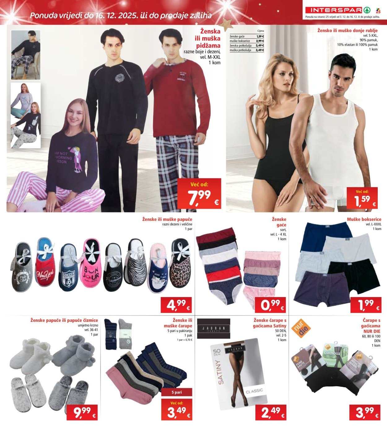 INTERSPAR katalog - Od srijede 03.12.2025.