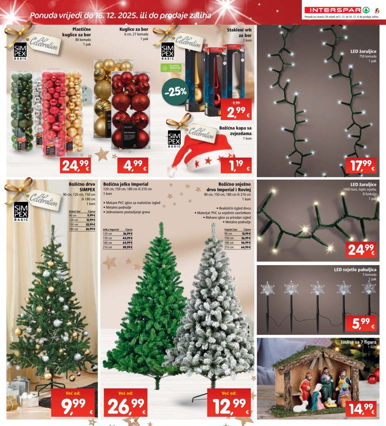 INTERSPAR katalog - Od srijede 03.12.2025.