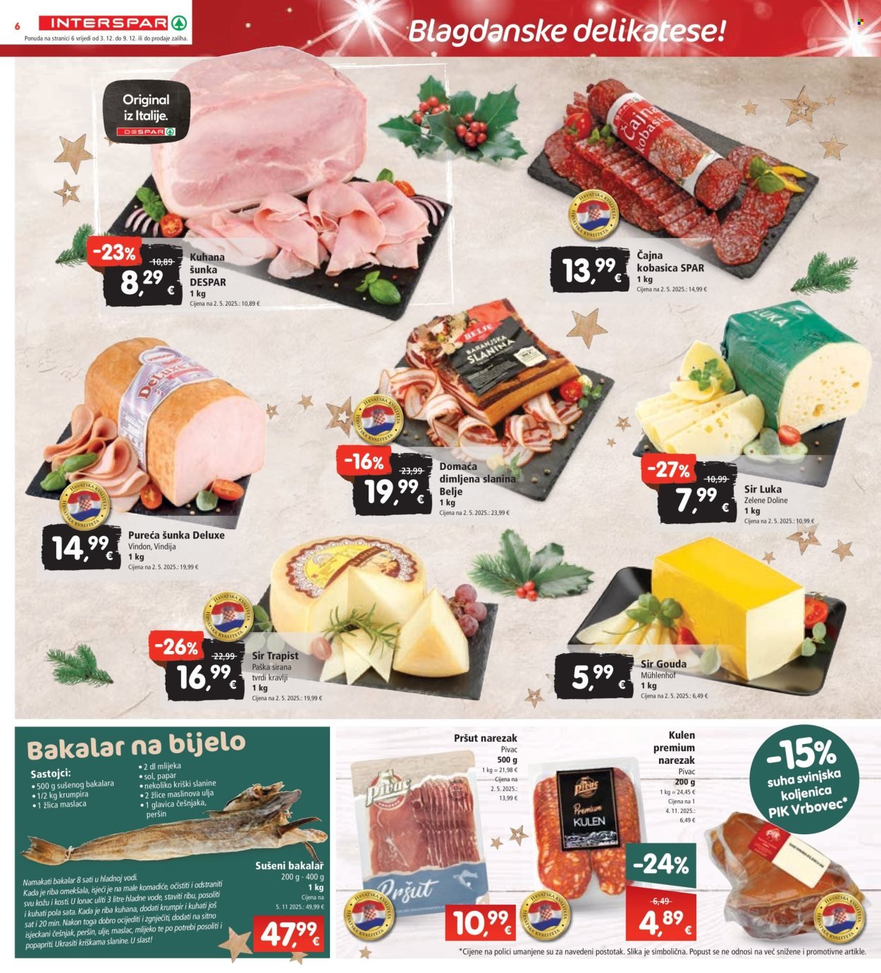 INTERSPAR katalog - Od srijede 03.12.2025.