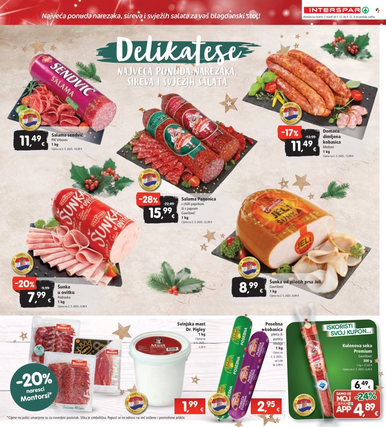INTERSPAR katalog - Od srijede 03.12.2025.