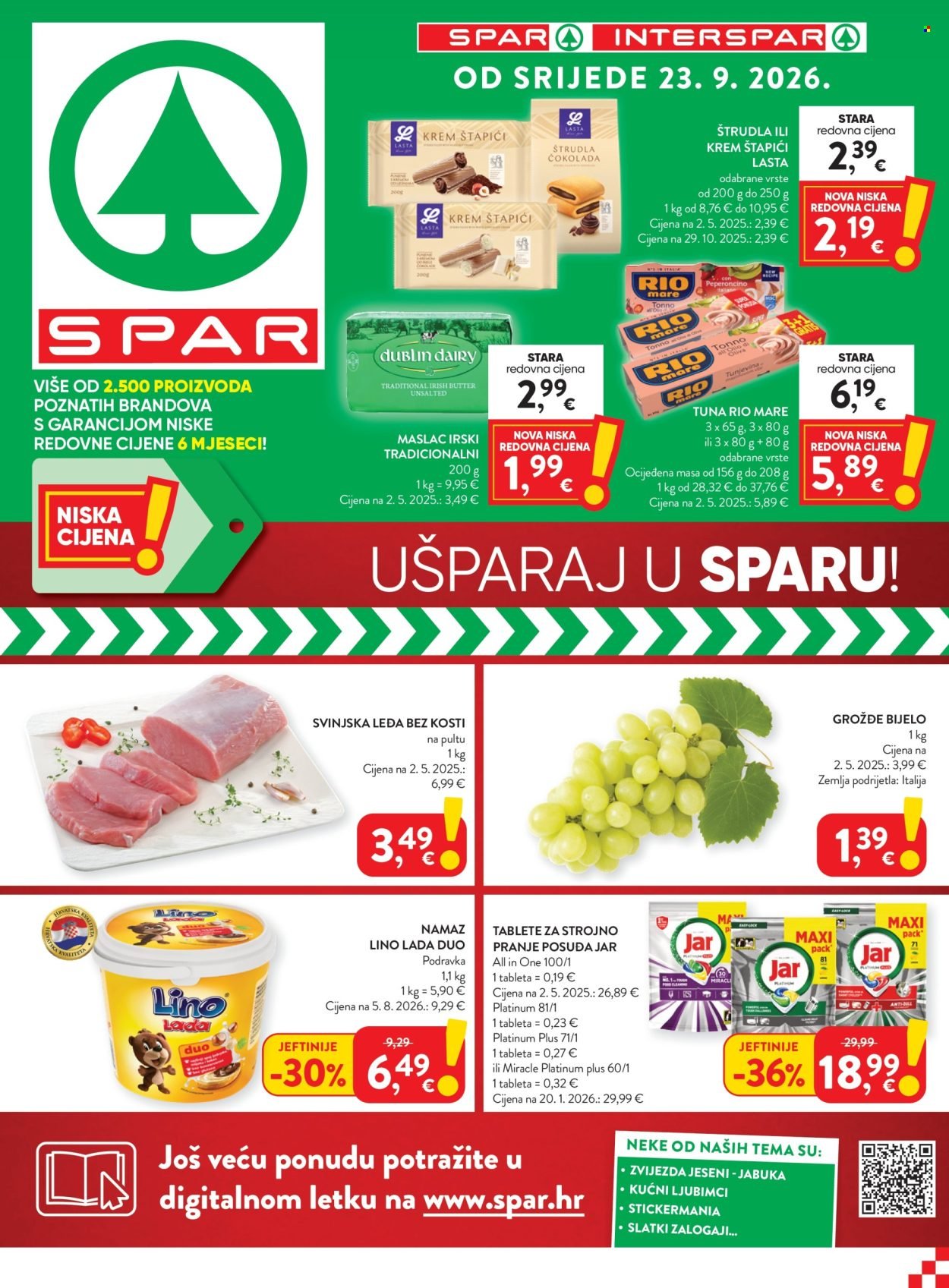 INTERSPAR katalog - Od srijede 23.09.2026.