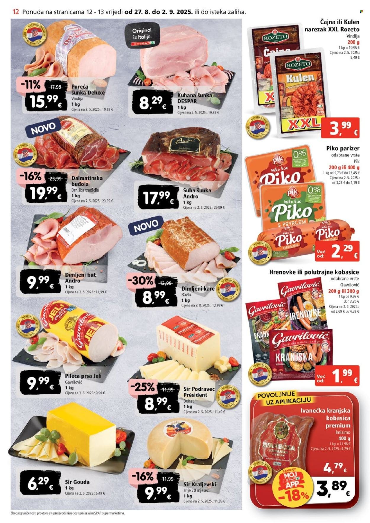 SPAR katalog - Od srijede 27.08.2025.