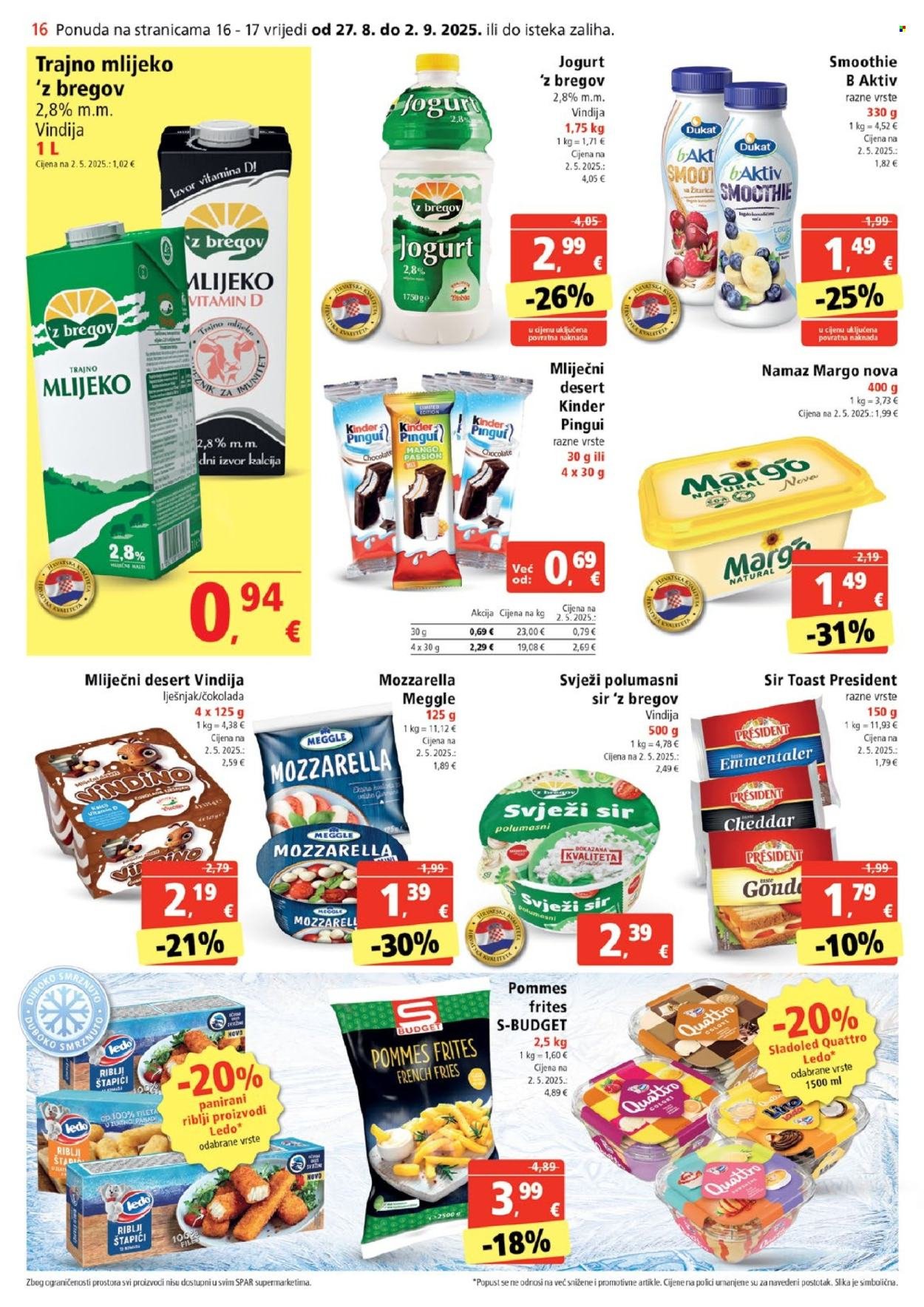 SPAR katalog - Od srijede 27.08.2025.