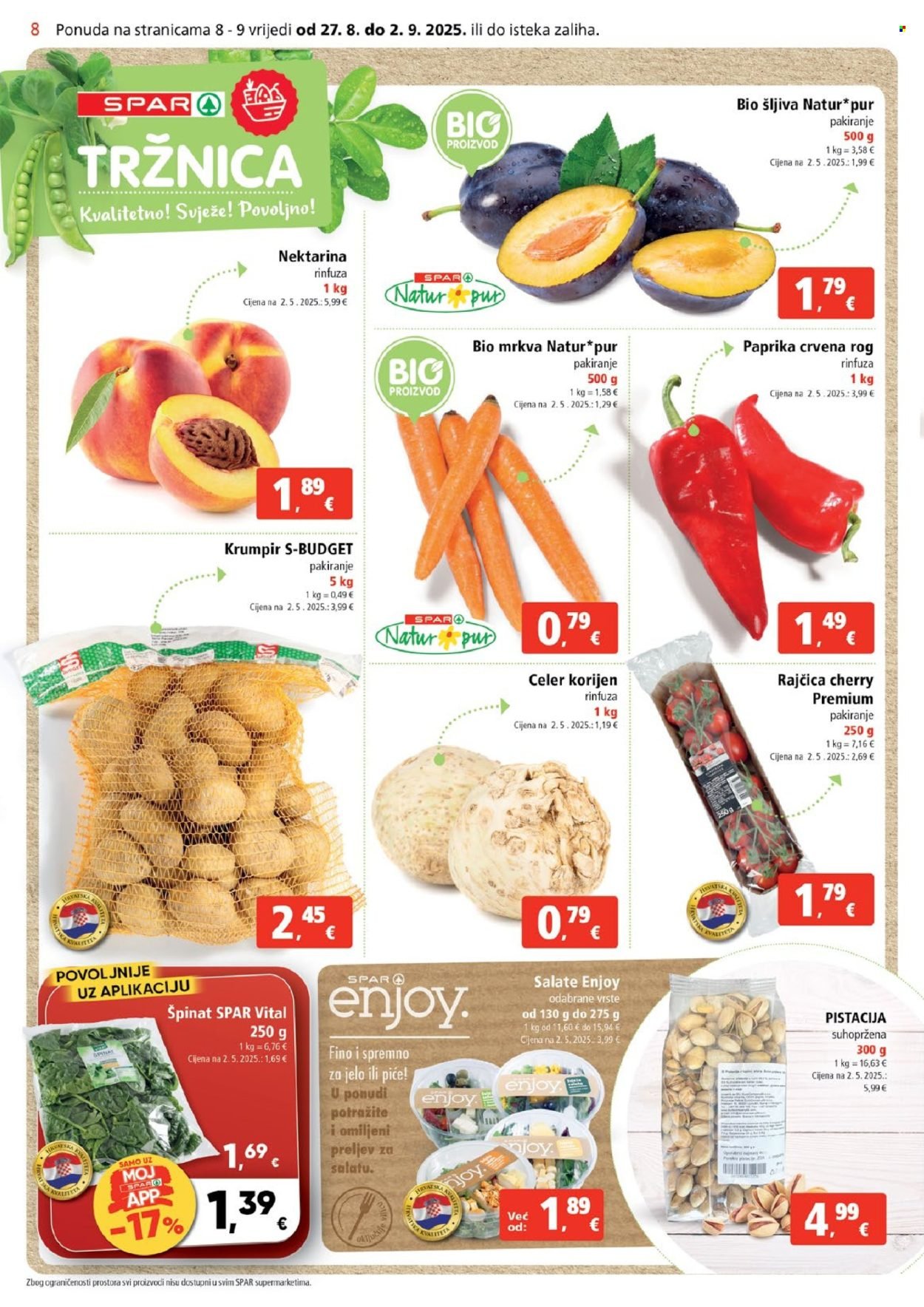SPAR katalog - Od srijede 27.08.2025.