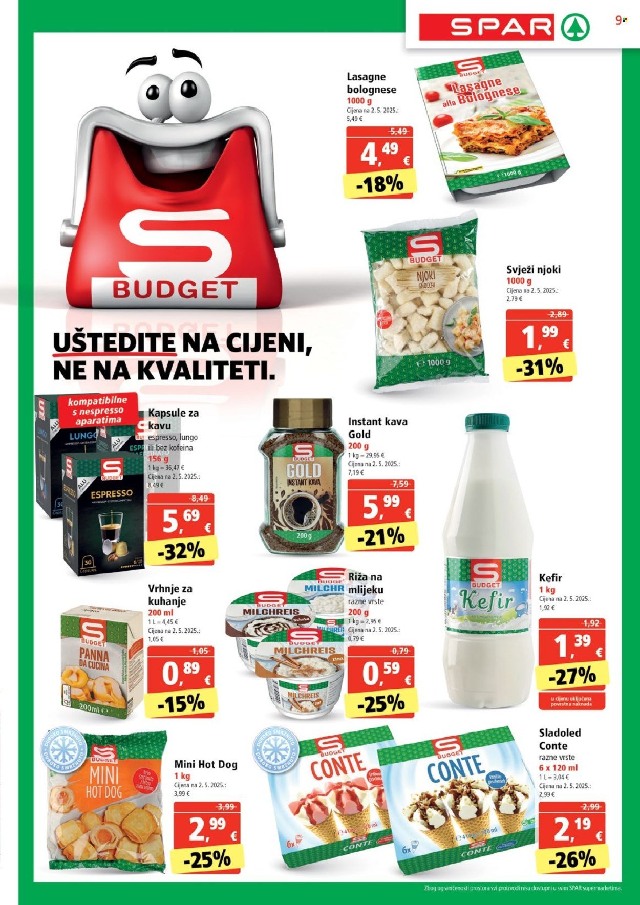 SPAR katalog - Od srijede 27.08.2025.