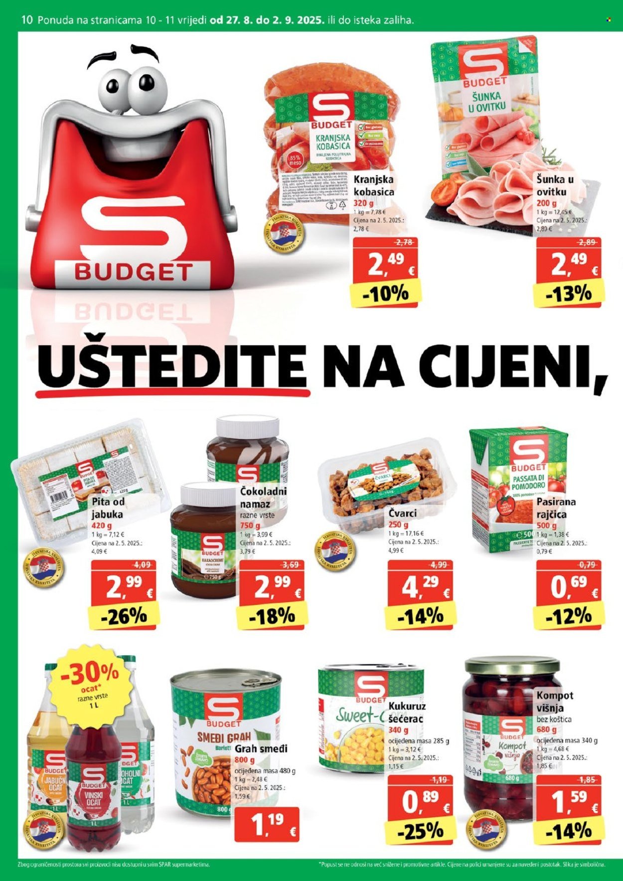 SPAR katalog - Od srijede 27.08.2025.