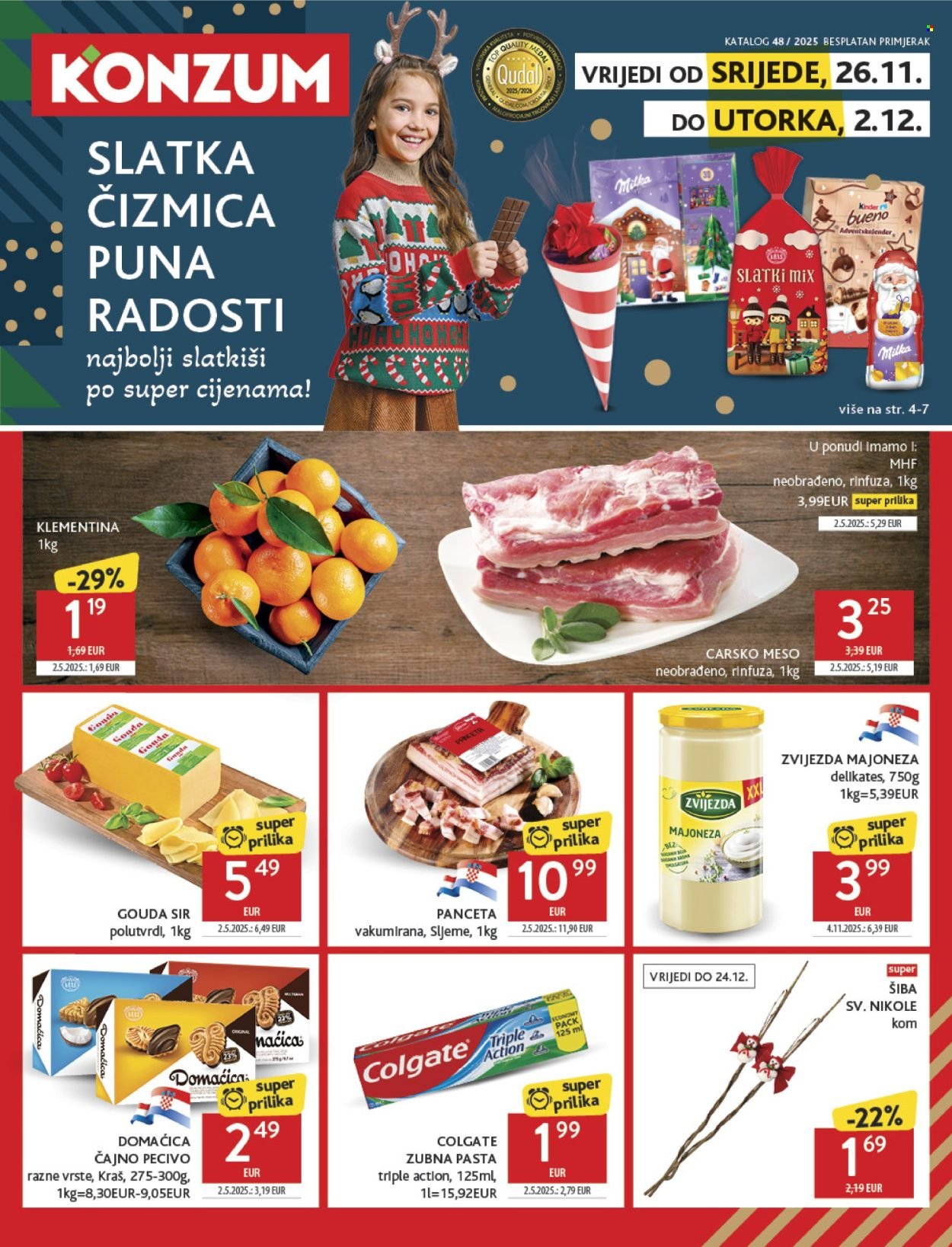 KONZUM katalog - Od srijede 26.11.2025.