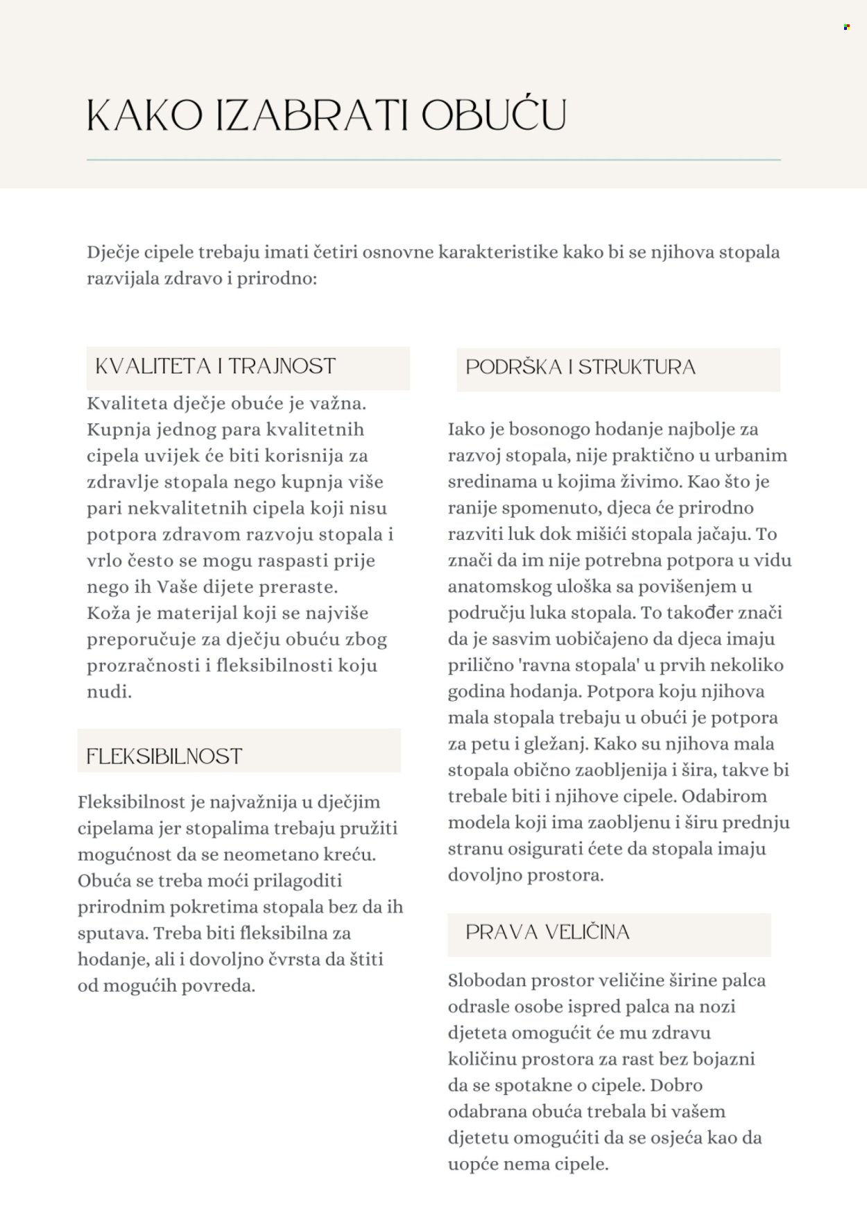 BABY CENTER katalog - Prohodavanje-Razvoj stopala i obuće