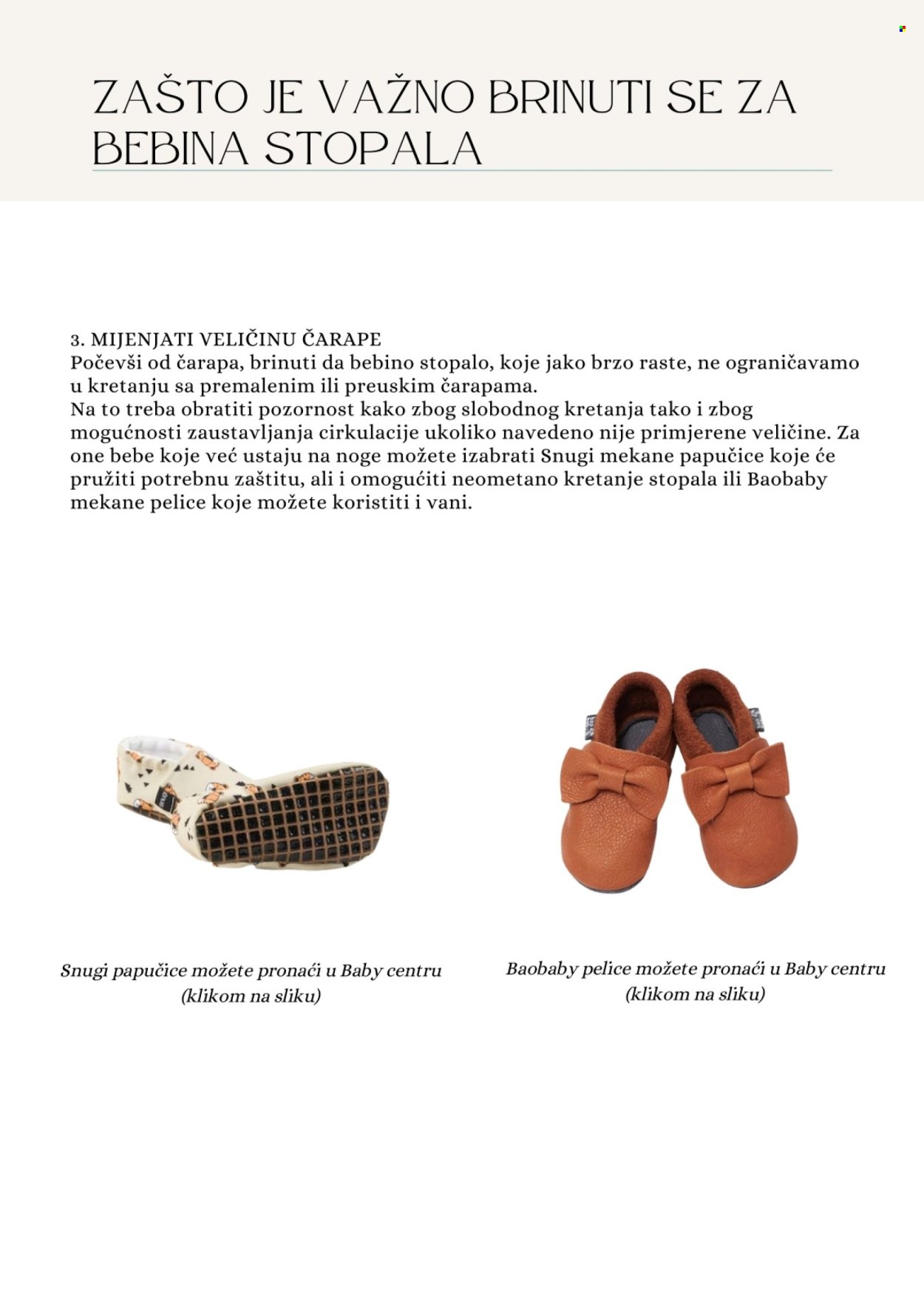 BABY CENTER katalog - Prohodavanje-Razvoj stopala i obuće