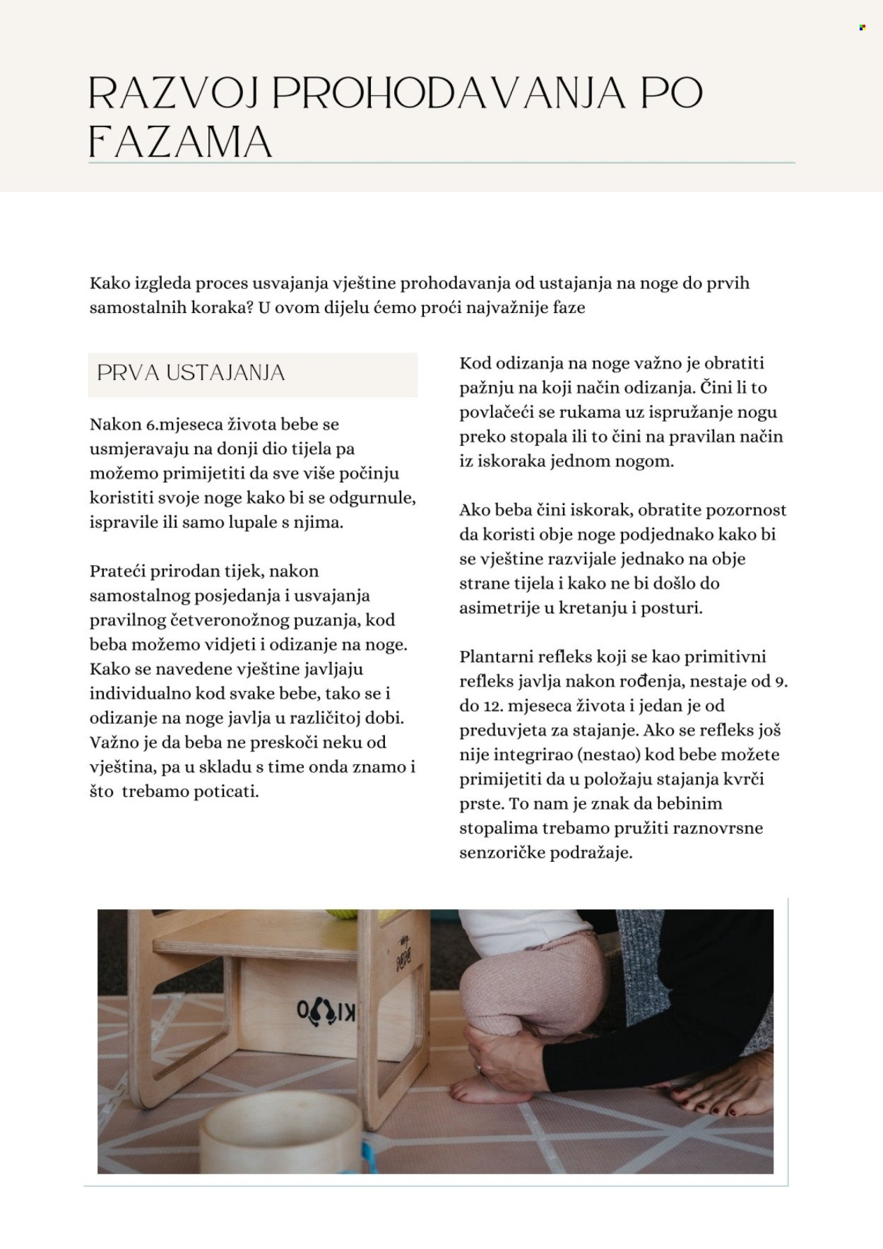 BABY CENTER katalog - Prohodavanje-Razvoj stopala i obuće