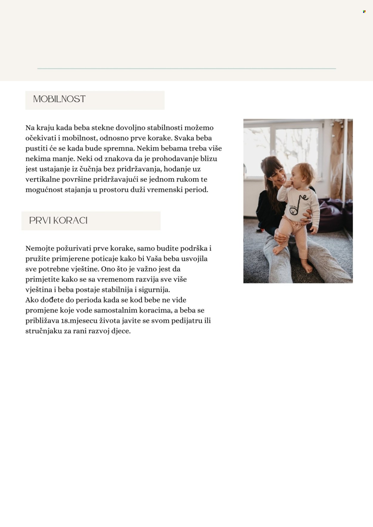 BABY CENTER katalog - Prohodavanje-Razvoj stopala i obuće