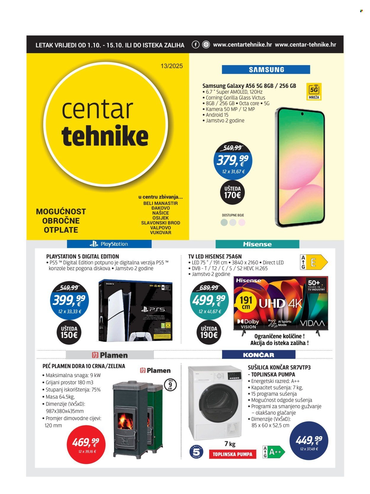 CENTAR TEHNIKE katalog - Od srijede 01.10.2025.