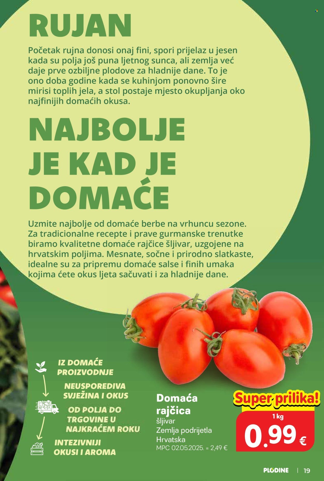 PLODINE katalog - Od srijede 16.09.2026.