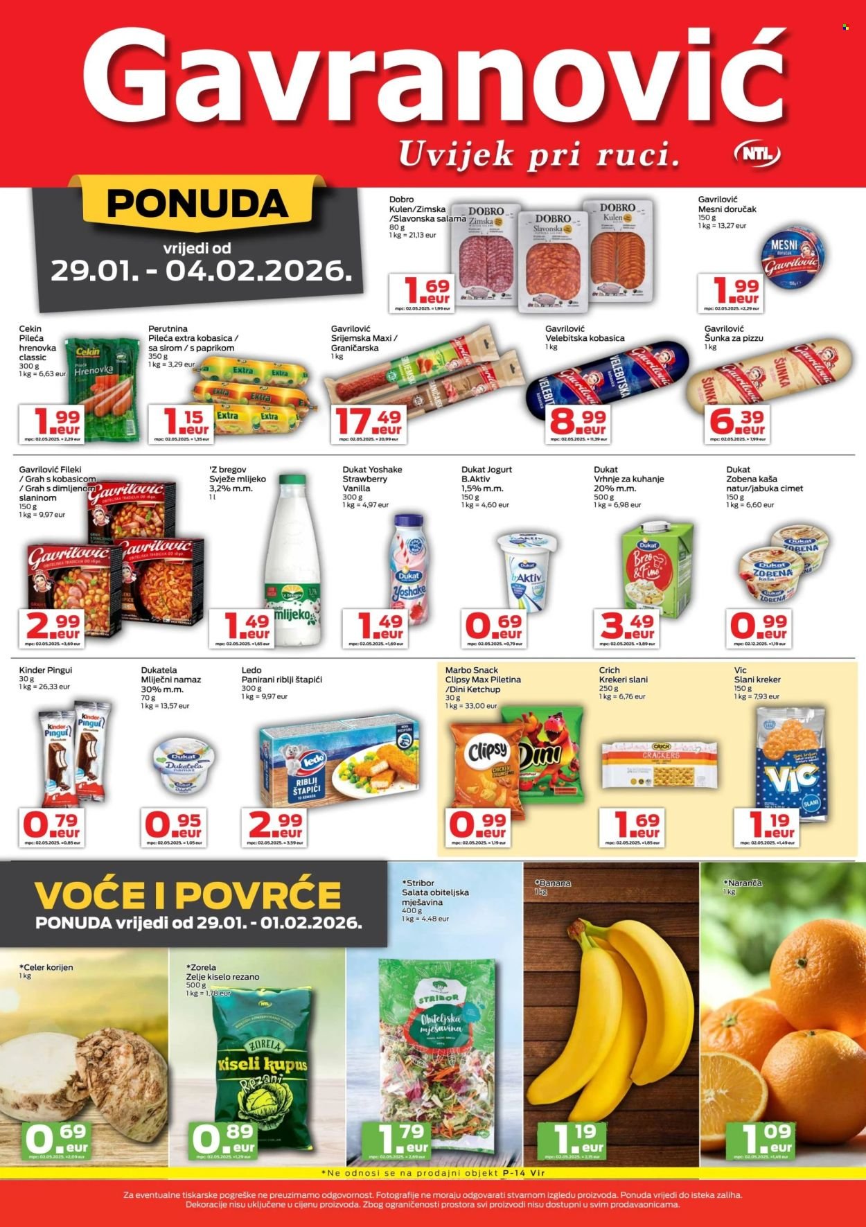 GAVRANOVIĆ katalog - Od četvrtka 29.01.2026.