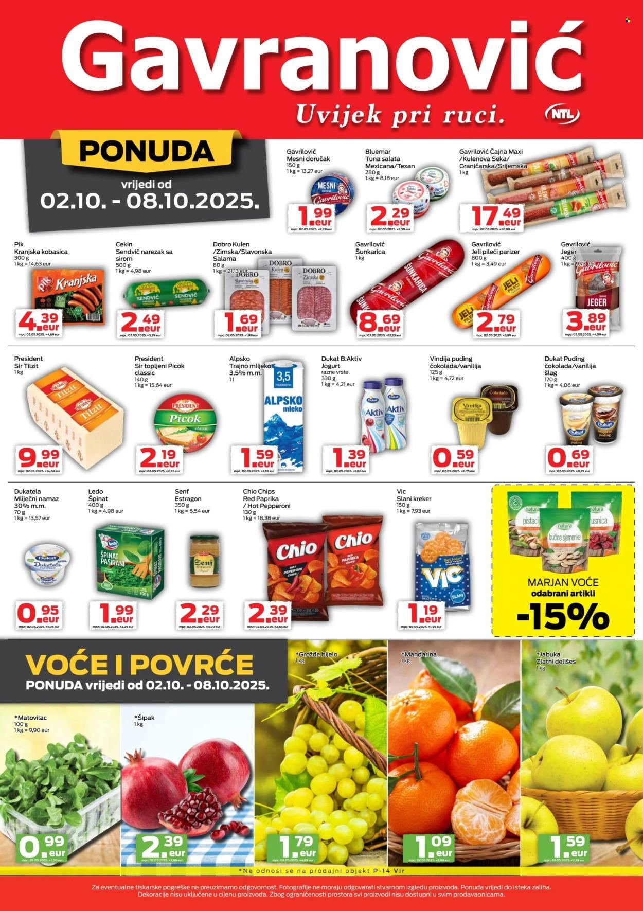 GAVRANOVIĆ katalog - Od četvrtka 02.10.2025.