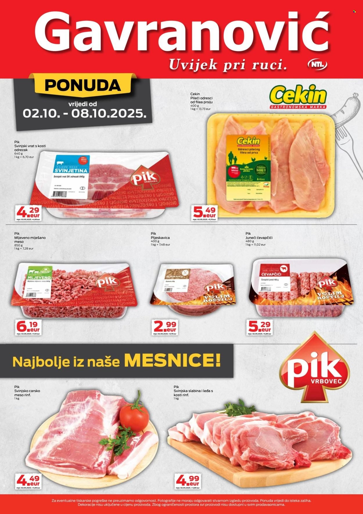 GAVRANOVIĆ katalog - Od četvrtka 02.10.2025.